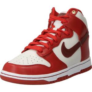 Nike Sportswear Kotníkové tenisky červená / bílá