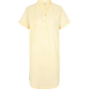 ESPRIT Noční košilka pastelově žlutá / světle šedá