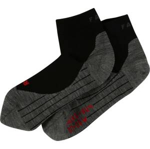 FALKE Sportovní ponožky šedý melír / černá