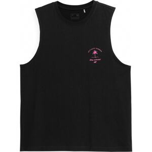 4F Sportovní top pink / černá
