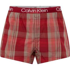 Calvin Klein Underwear Boxerky šedá / červená / bílá