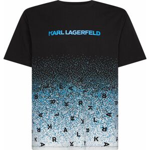 Karl Lagerfeld Tričko námořnická modř / offwhite