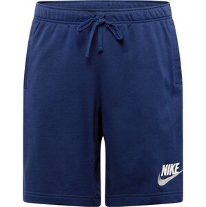 Nike Sportswear Kalhoty tmavě modrá / přírodní bílá