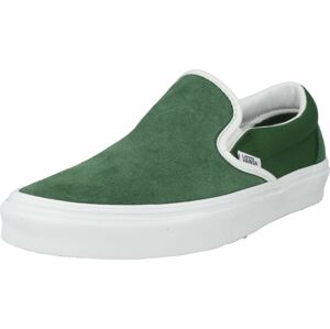 VANS Slip on boty trávově zelená / bílá