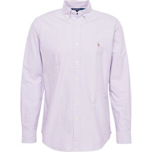 Polo Ralph Lauren Košile medová / pastelová fialová / bílá