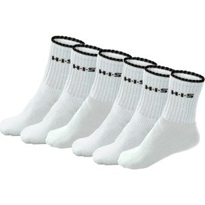 H.I.S Ponožky černá / bílá