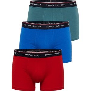 Tommy Hilfiger Underwear Boxerky královská modrá / tmavě zelená / ohnivá červená / černá