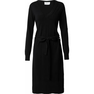 SISTERS POINT Úpletové šaty 'HOTTI' černá