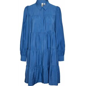 Y.A.S Košilové šaty 'PALA' modrá