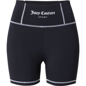 Juicy Couture Kalhoty černá / bílá
