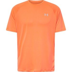 UNDER ARMOUR Funkční tričko šedá / oranžová