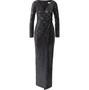 Sistaglam Společenské šaty černá / stříbrná