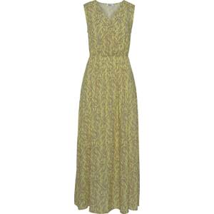 BUFFALO Letní šaty okrová / olivová