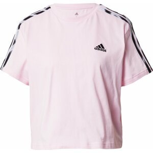 ADIDAS SPORTSWEAR Funkční tričko šedá / růžová / černá / bílá