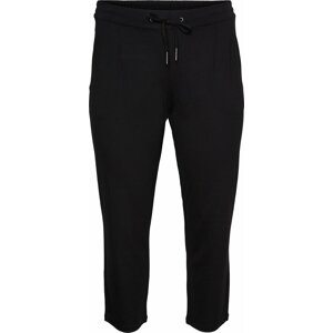 Kalhoty se sklady v pase 'Eva' Vero Moda Curve černá