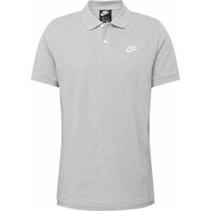 Tričko 'Matchup' Nike Sportswear šedý melír / bílá
