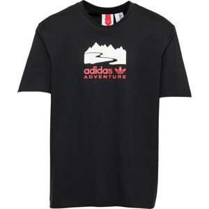 Tričko adidas Originals červená / černá / bílá