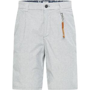 Chino kalhoty 'Milton AKM' jack & jones námořnická modř / bílá