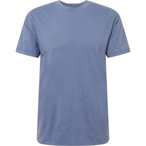 Tričko Abercrombie & Fitch chladná modrá