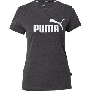 Funkční tričko Puma tmavě šedá / bílá