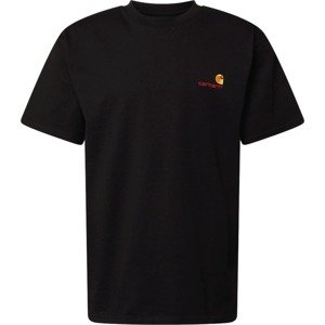 Tričko 'S/S American Script T-Shirt' Carhartt WIP černá