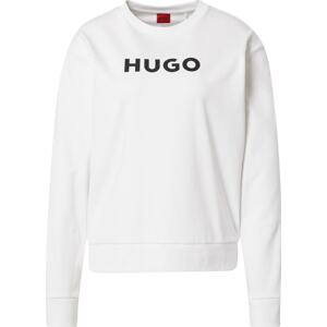 Mikina 'The HUGO Sweater' HUGO černá / bílá
