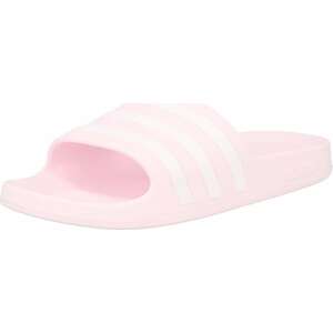 Pantofle 'Aqua' ADIDAS SPORTSWEAR pastelově růžová / bílá