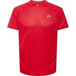 Funkční tričko NEWLINE šedá / ohnivá červená