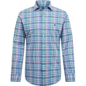 Košile Polo Ralph Lauren královská modrá / světlemodrá / zelená / bílá