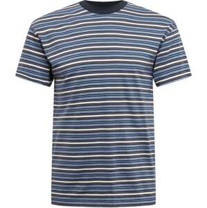 Tričko Abercrombie & Fitch chladná modrá / světlemodrá / tmavě šedá / černá / bílá