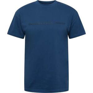 Tričko Abercrombie & Fitch námořnická modř / černá