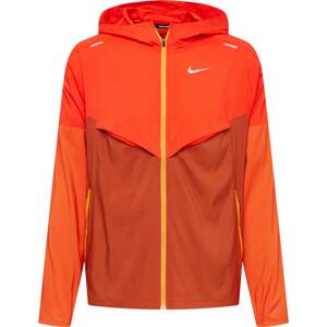 Sportovní bunda Nike rezavě červená / oranžově červená