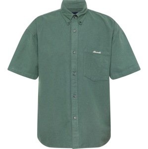 Košile Abercrombie & Fitch trávově zelená / bílá