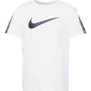 Tričko Nike Sportswear marine modrá / bílá