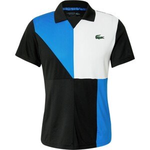 Funkční tričko Lacoste Sport modrá / černá / bílá
