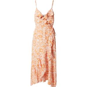 Letní šaty 'MARLI' Minkpink meruňková / bílá