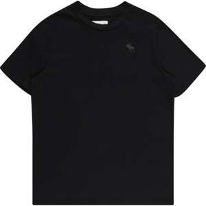 Tričko Abercrombie & Fitch antracitová / černá