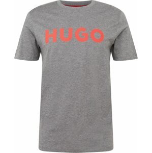 Tričko 'Dulivio' HUGO šedá / melounová