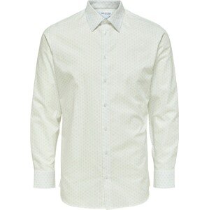 Košile Selected Homme světlemodrá / bílá