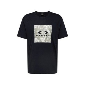 Funkční tričko 'WANDERLUST' Oakley kouřově šedá / černá / bílá