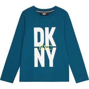 Tričko DKNY modrá / žlutá / bílá