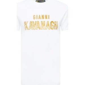 Tričko Gianni Kavanagh zlatá / bílá