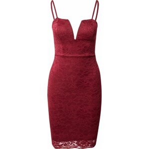 Koktejlové šaty 'HONEY' WAL G. vínově červená