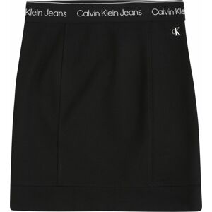 Sukně 'PUNTO' Calvin Klein Jeans černá / bílá