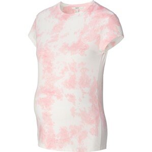 Tričko Esprit Maternity světle růžová / bílá