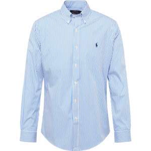 Košile Polo Ralph Lauren modrá / ultramarínová modř / bílá