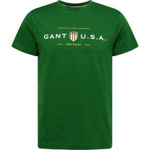 Tričko Gant marine modrá / zelená / melounová / bílá