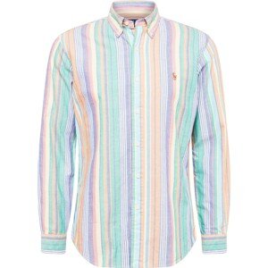 Košile Polo Ralph Lauren indigo / zelená / lososová