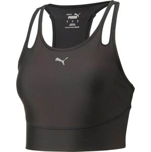 Sportovní top 'Run Ultraform' Puma černá / stříbrná