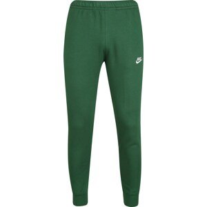 Kalhoty Nike Sportswear zelená / bílá